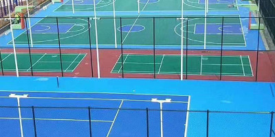 廣東鋪設硅pu籃球場多少錢一平米?【水澤士體育】