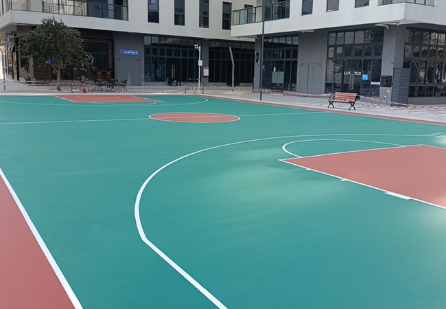 湖北硅PU球場材料