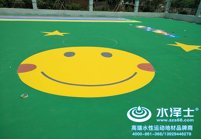 幼兒園水性丙烯酸地面