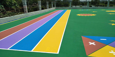 幼兒園水性丙烯酸地面