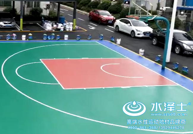 硅PU籃球場